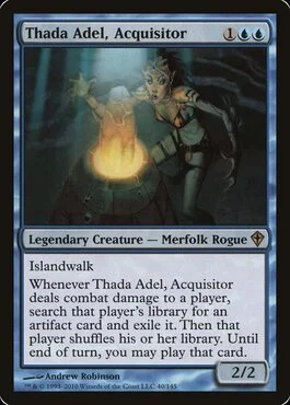 Thada Adel, Acquisitor