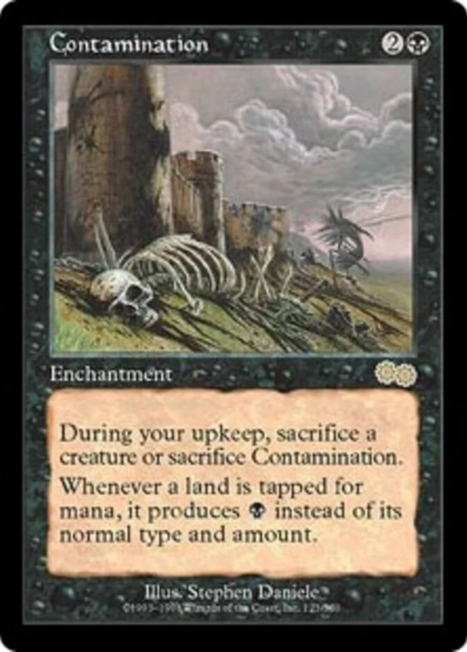 MTG Contamination / 汚染 4枚 Contamination, Urza's Saga (UZ) Price History