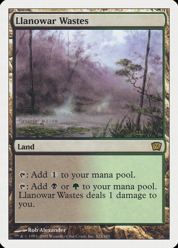 Llanowar Wastes [9ED]