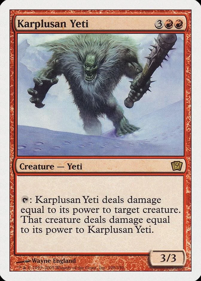 Karplusan Yeti [9ED]