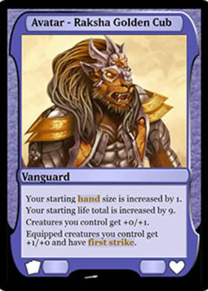 Avatar - Raksha Golden Cub [VAN]