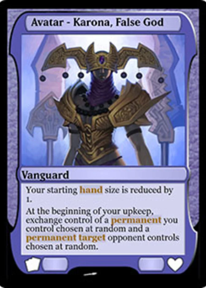 Avatar - Karona, False God [VAN]