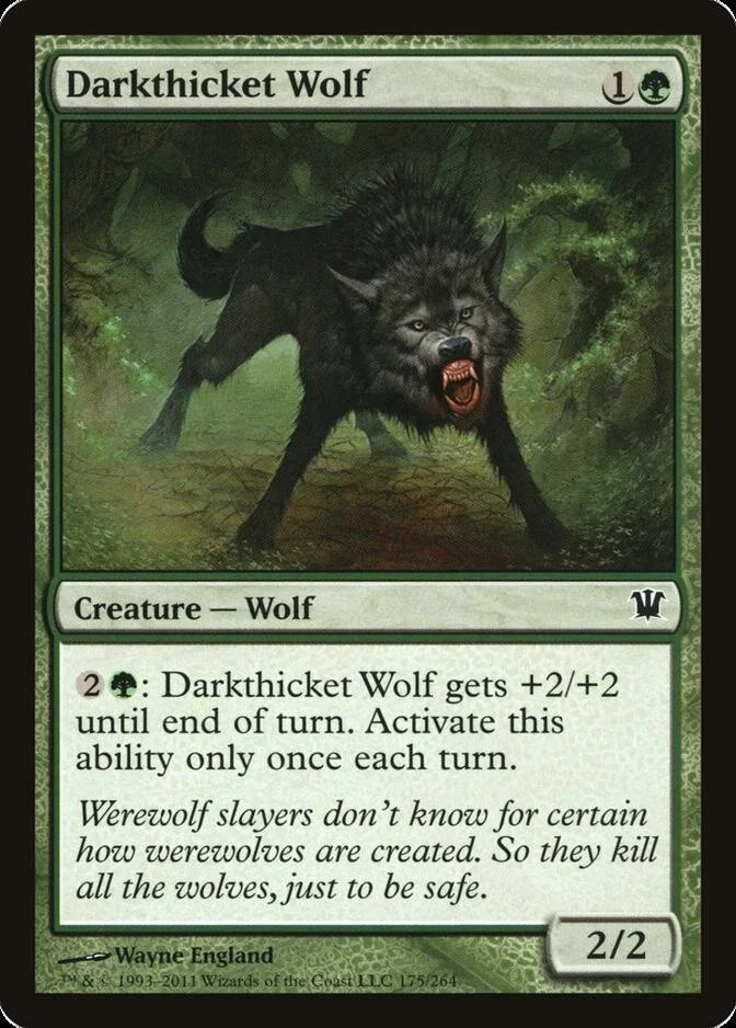 Darkthicket Wolf [ISD]