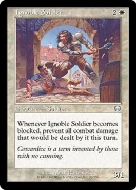 Ignoble Soldier