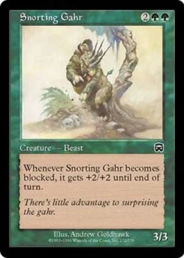 Snorting Gahr