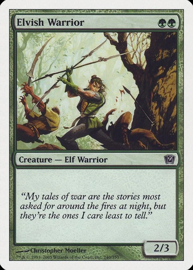 Elvish Warrior [9ED]