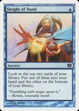 MTG【手練/Sleight of Hand】日本語英語 foil 9ED card_image.webp