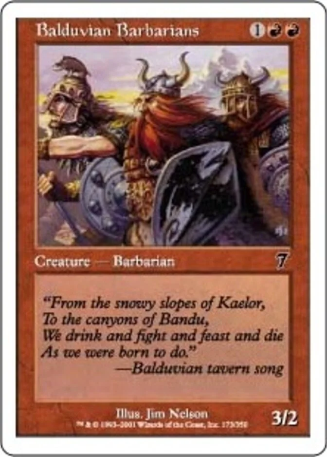 Balduvian Barbarians [7E]