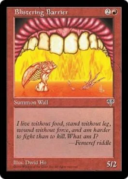 Blistering Barrier