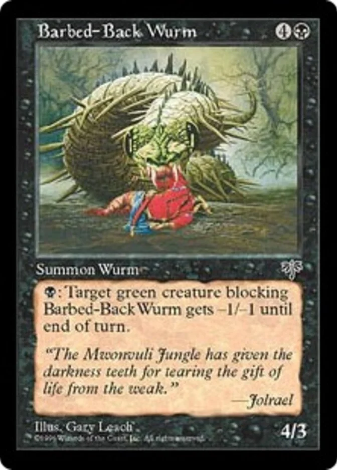 Barbed-Back Wurm [MI]