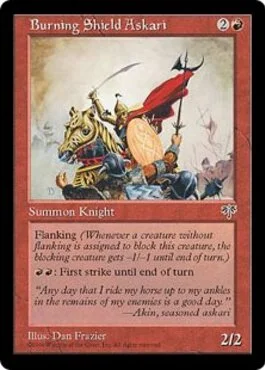 Burning Shield Askari