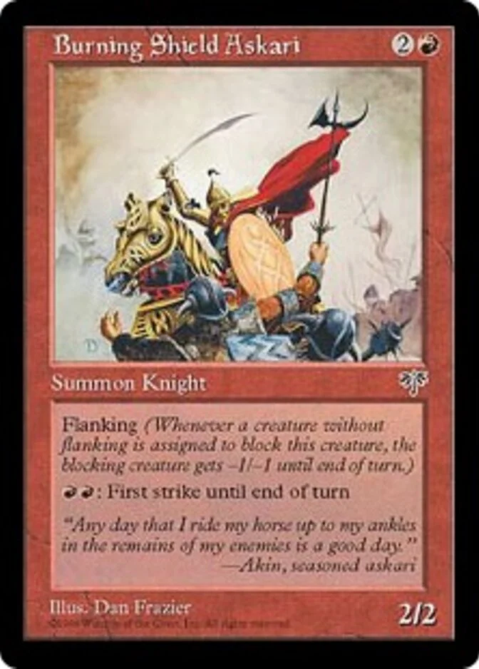Burning Shield Askari [MI]