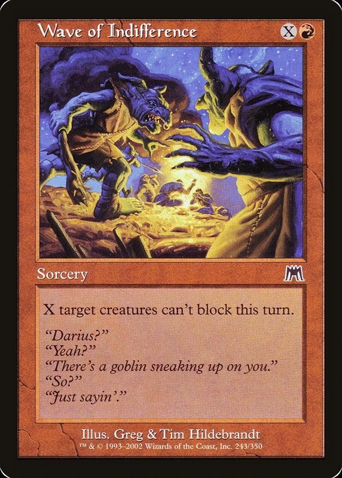 Wave of Indifference [ONS]