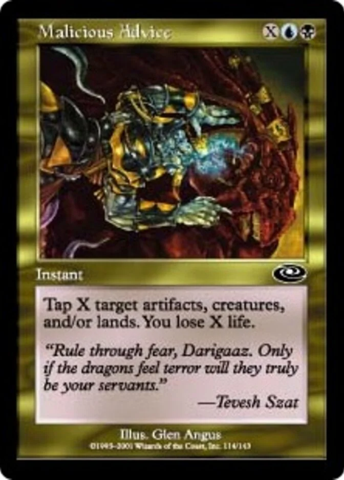 Malicious Advice [PS]