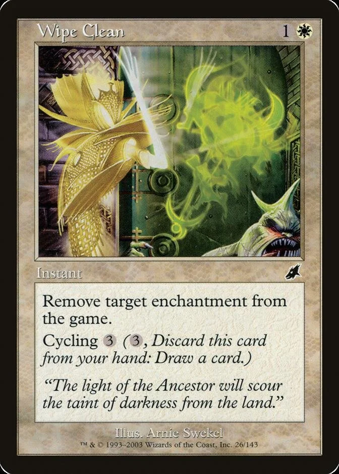 Wipe Clean [SCG]