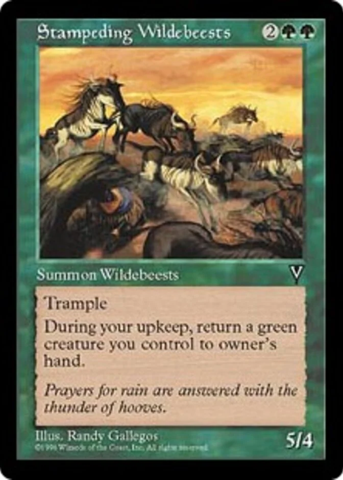 Stampeding Wildebeests [VI]