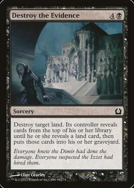 Destroy the Evidence