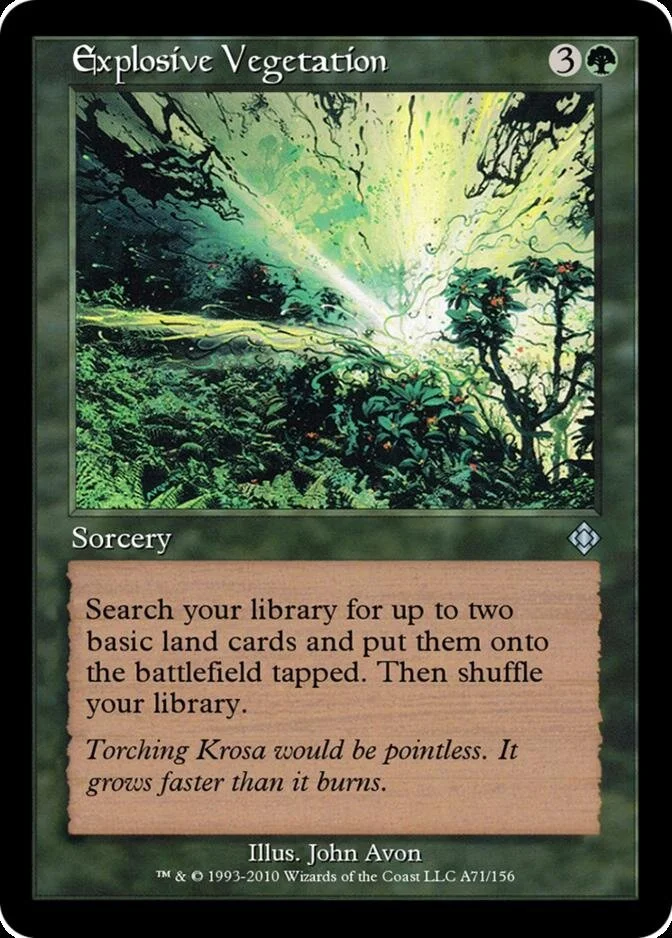 Explosive Vegetation [TD0]