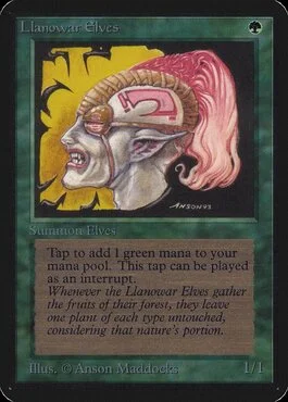 Llanowar Elves, Limited Edition Alpha (LEA) Price History