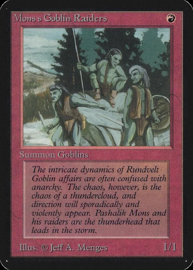 Mons's Goblin Raiders [LEA]