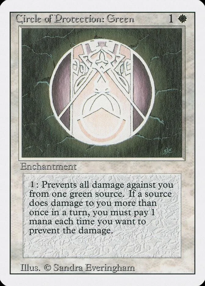 Circle of Protection: Green [3ED]