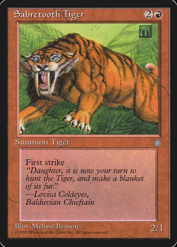 Sabretooth Tiger [ICE]
