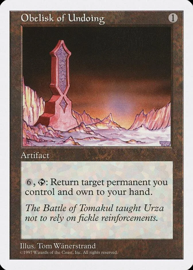 Obelisk of Undoing [5ED]