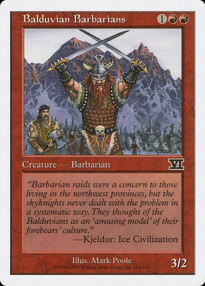 Balduvian Barbarians [6ED]