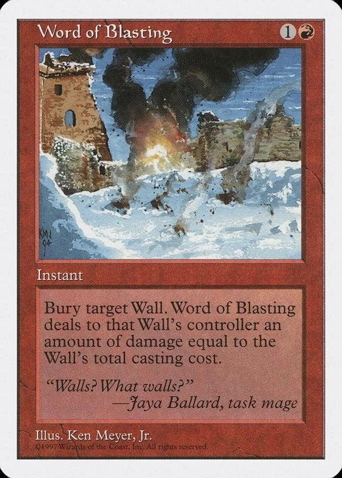 Word of Blasting [5ED]