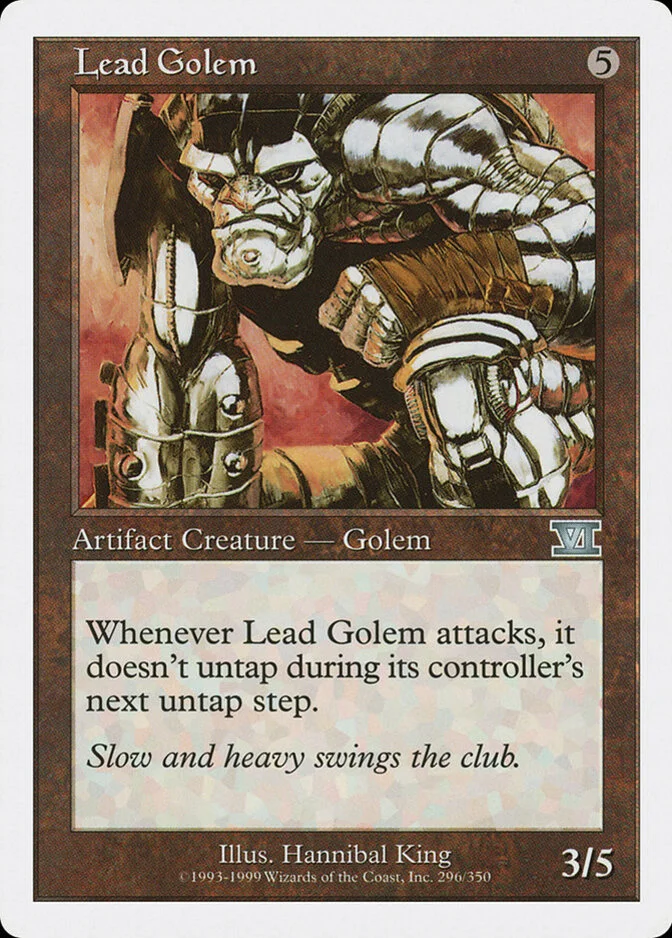 Lead Golem [6ED]