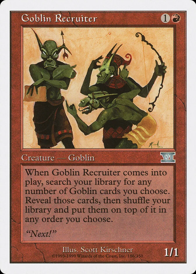 Goblin Recruiter [6ED]