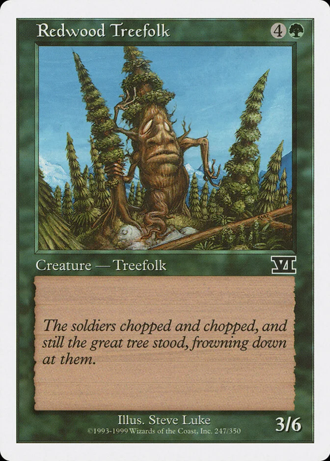 Redwood Treefolk [6ED]