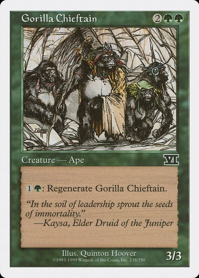 Gorilla Chieftain [6ED]