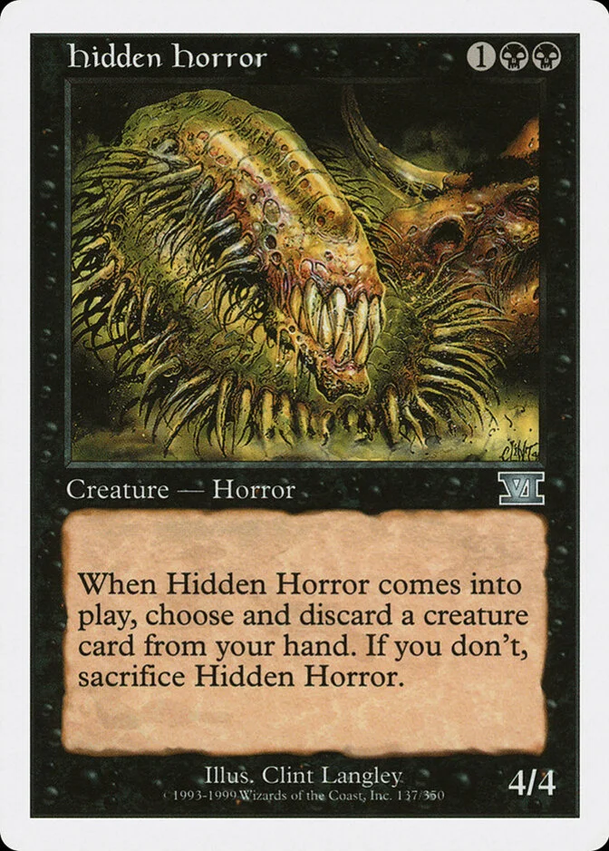 Hidden Horror [6ED]