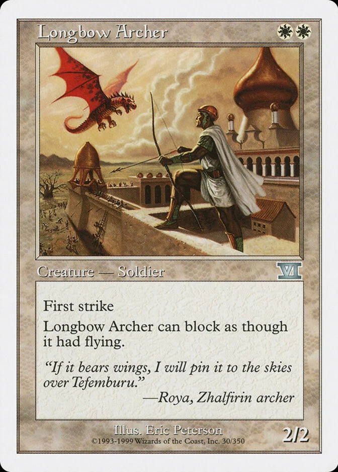 Longbow Archer [6ED]