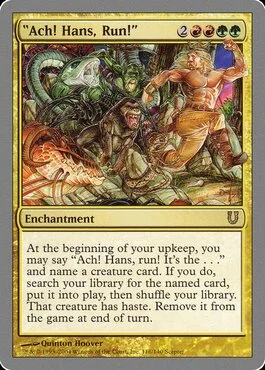 "Ach! Hans, Run!"