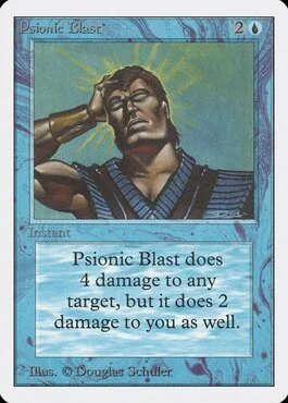MTG　Psionic Blast　1枚 Psionic Blast, Unlimited Edition (2ED) Price History