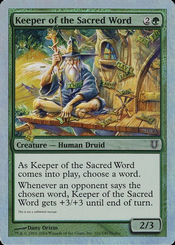 Keeper of the Sacred Word [UNH]