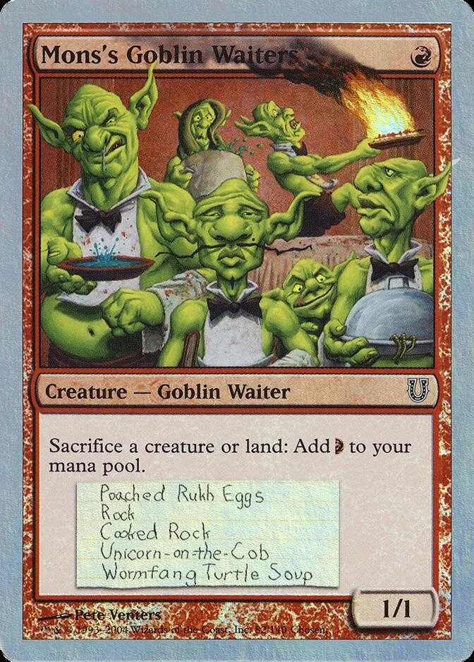 Mons's Goblin Waiters [UNH]