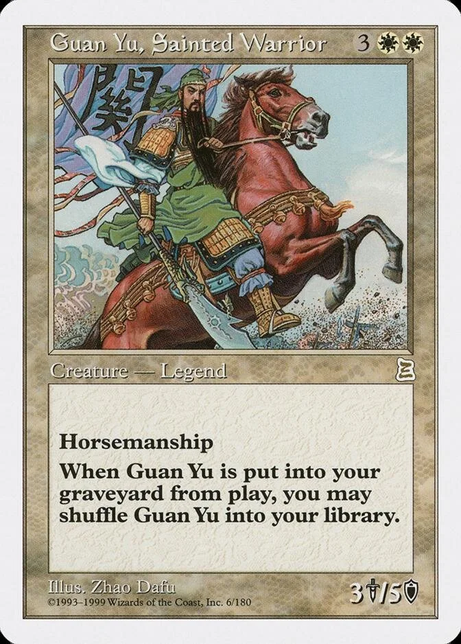 Guan Yu, Sainted Warrior [PTK]