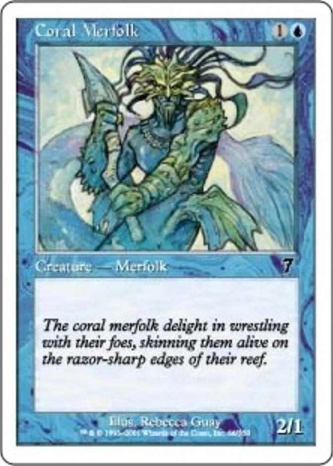 Coral Merfolk [7E] (F)