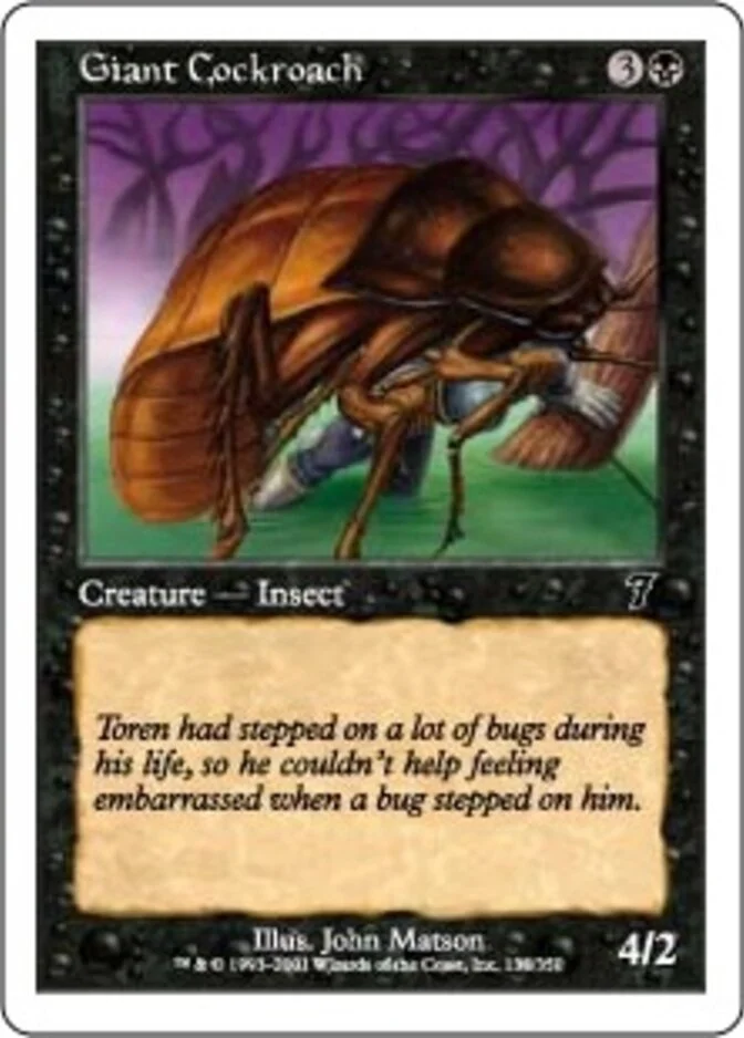 Giant Cockroach [7E] (F)