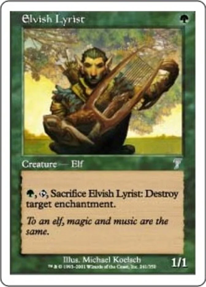 Elvish Lyrist [7E] (F)