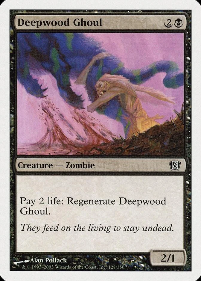 Deepwood Ghoul [8ED] (F)