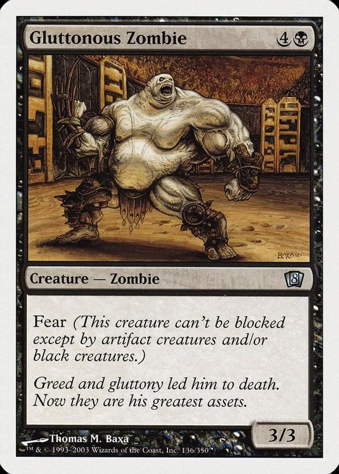 Gluttonous Zombie [8ED] (F)