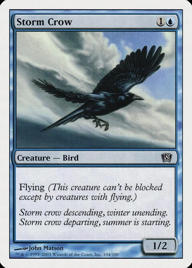 Storm Crow [8ED] (F)