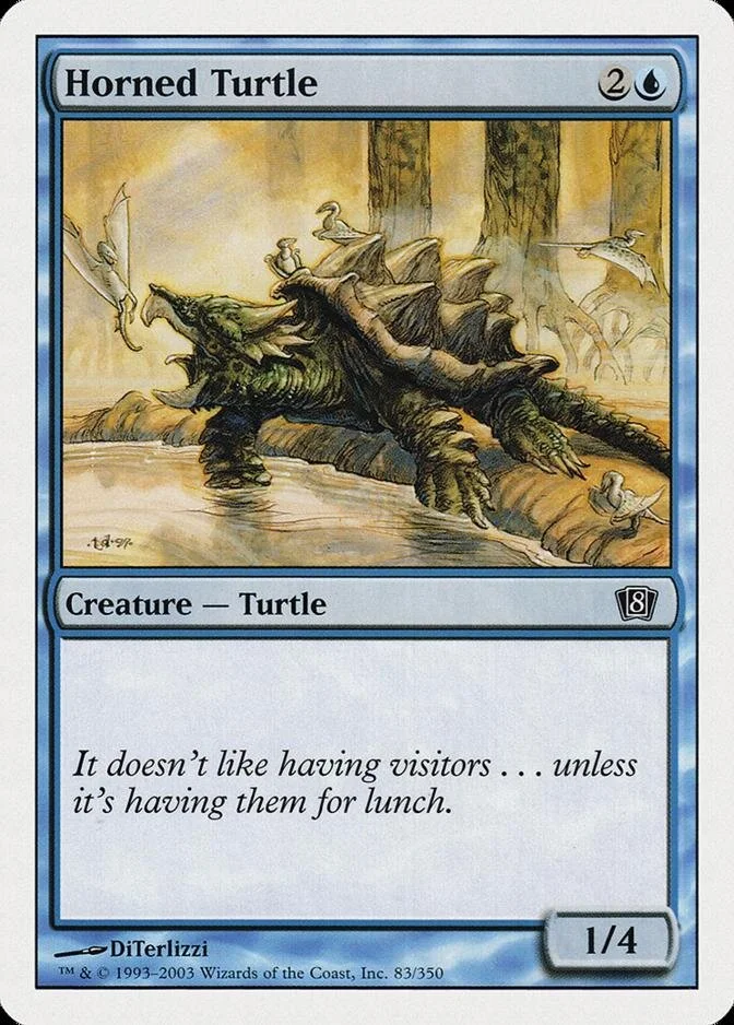Horned Turtle [8ED] (F)