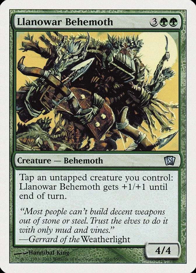 Llanowar Behemoth [8ED] (F)