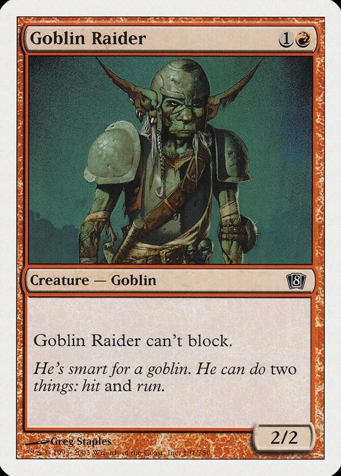 Goblin Raider [8ED] (F)