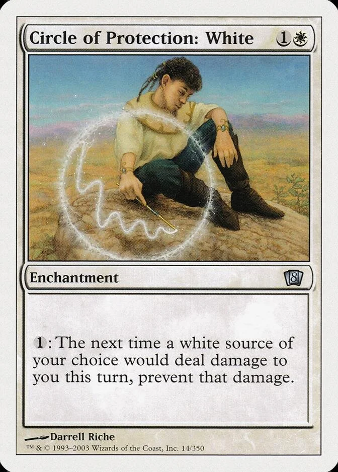Circle of Protection: White [8ED] (F)